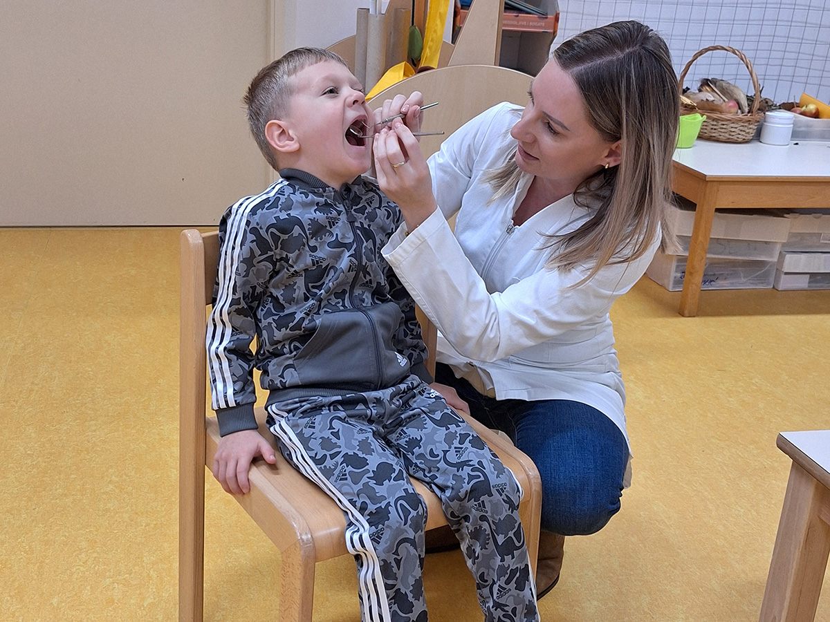 Briga o oralnom zdravlju u skupini Spužvice