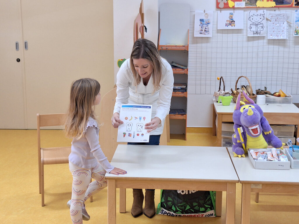 Briga o oralnom zdravlju u skupini Spužvice