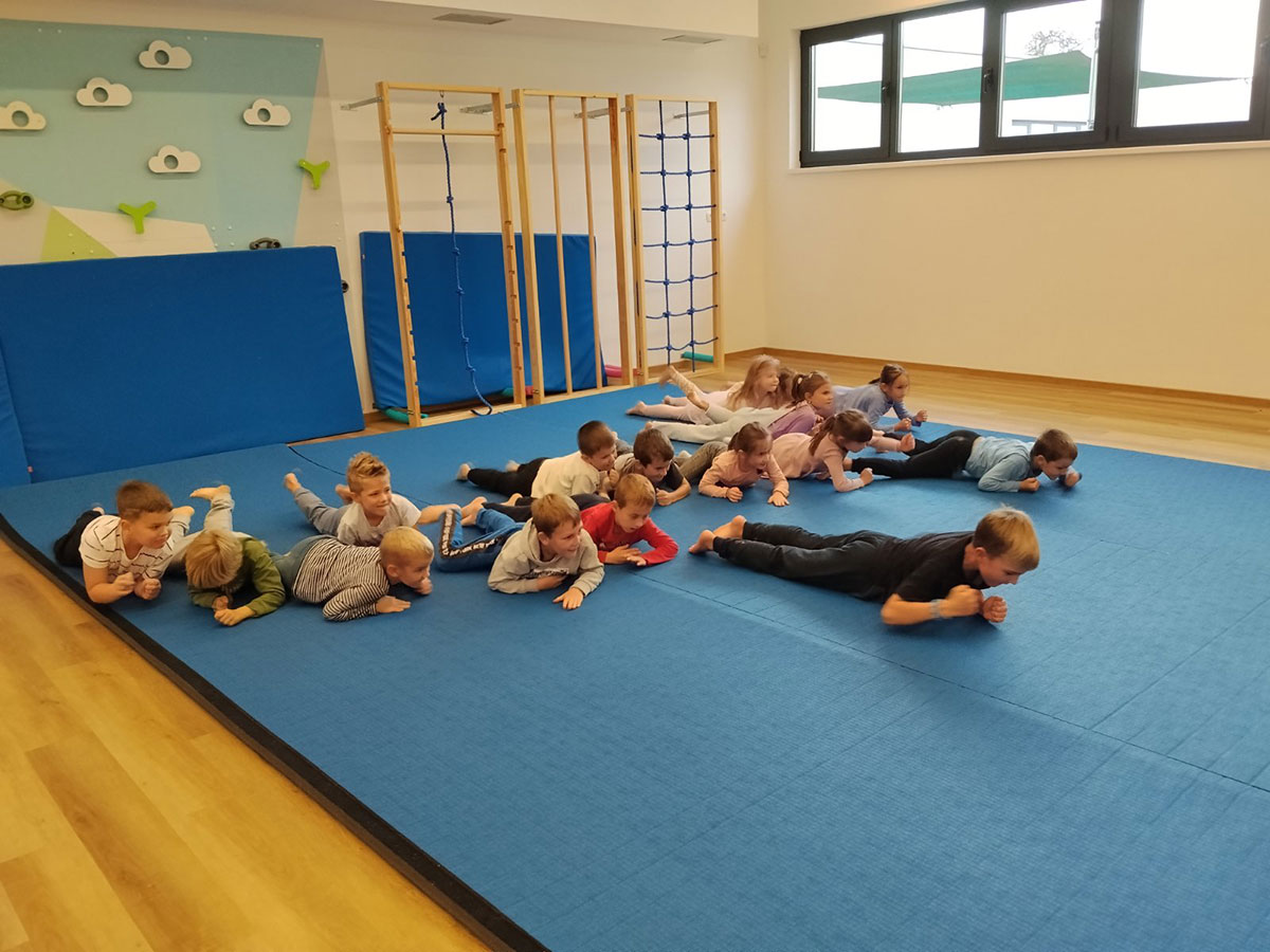 Ogledni sat džuda u dječjem vrtiću Medenjak