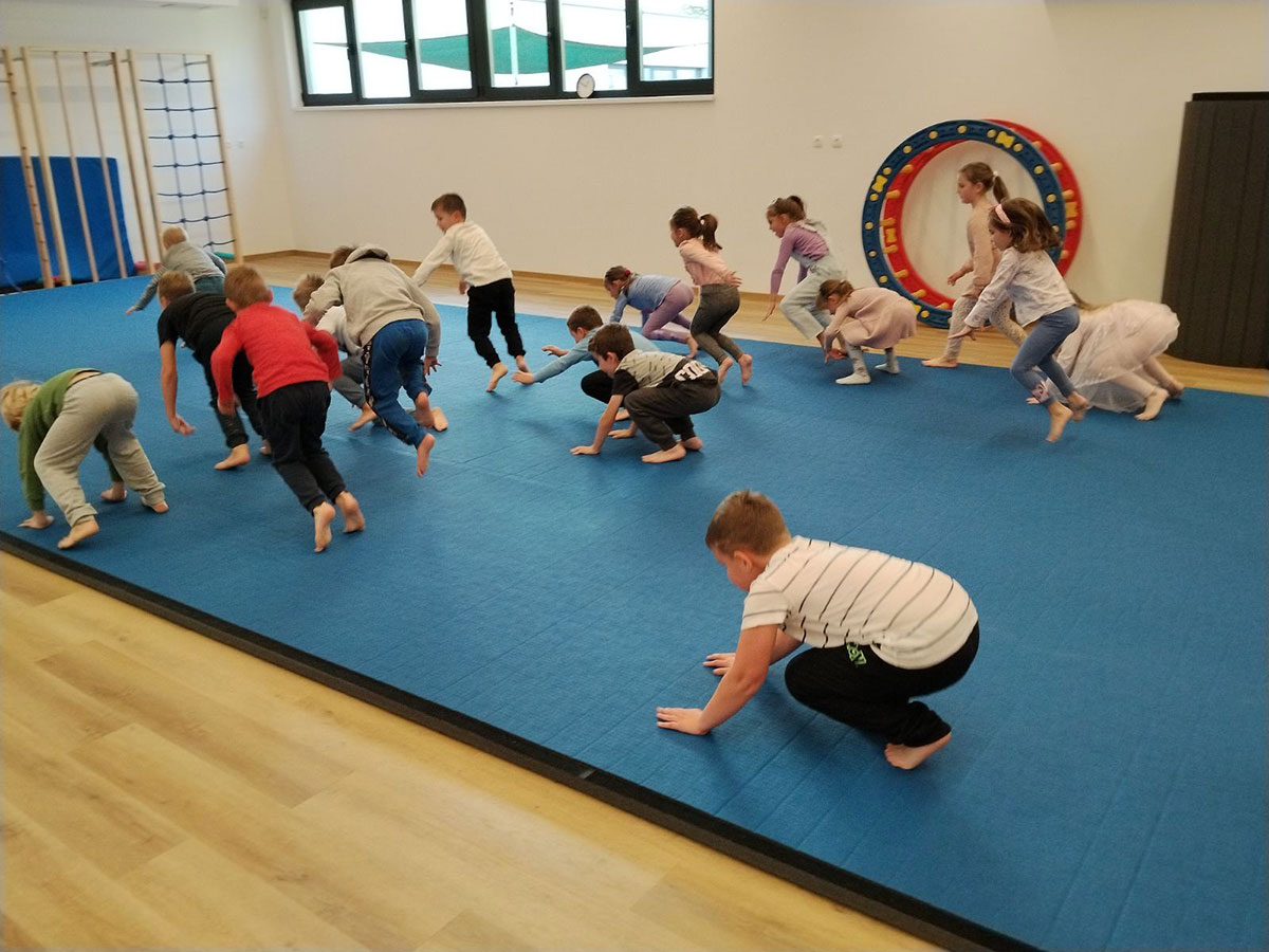 Ogledni sat džuda u dječjem vrtiću Medenjak