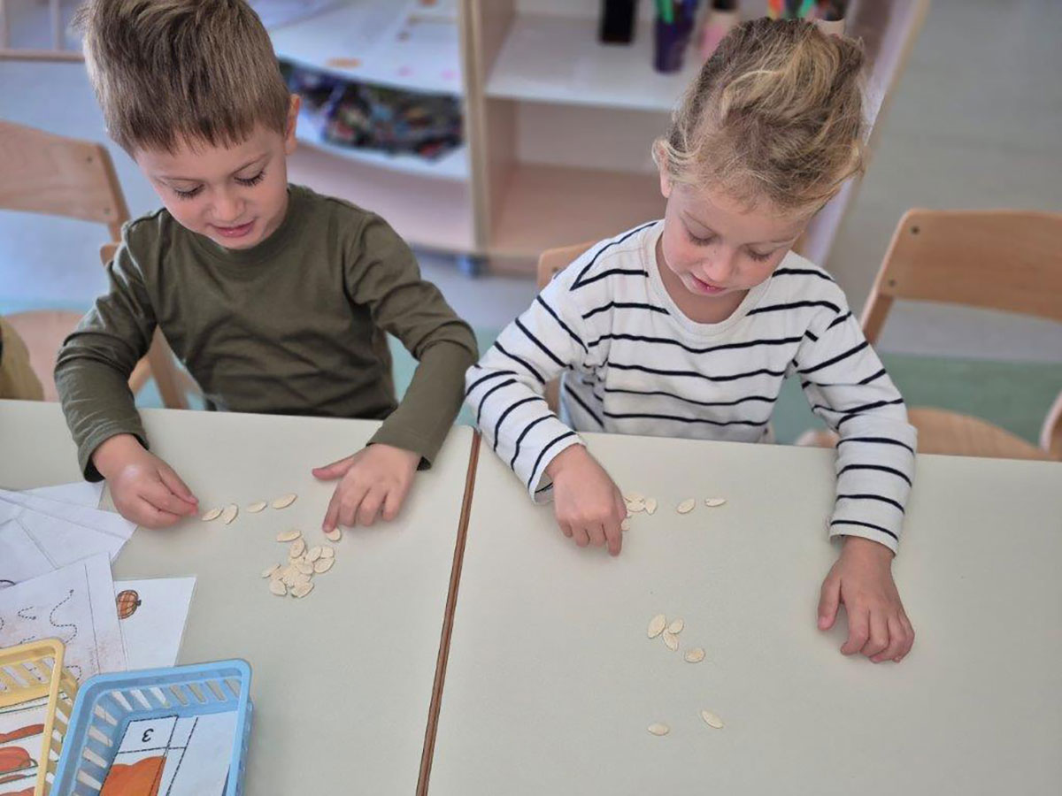 Učimo matematiku igrajući se plodovima jeseni