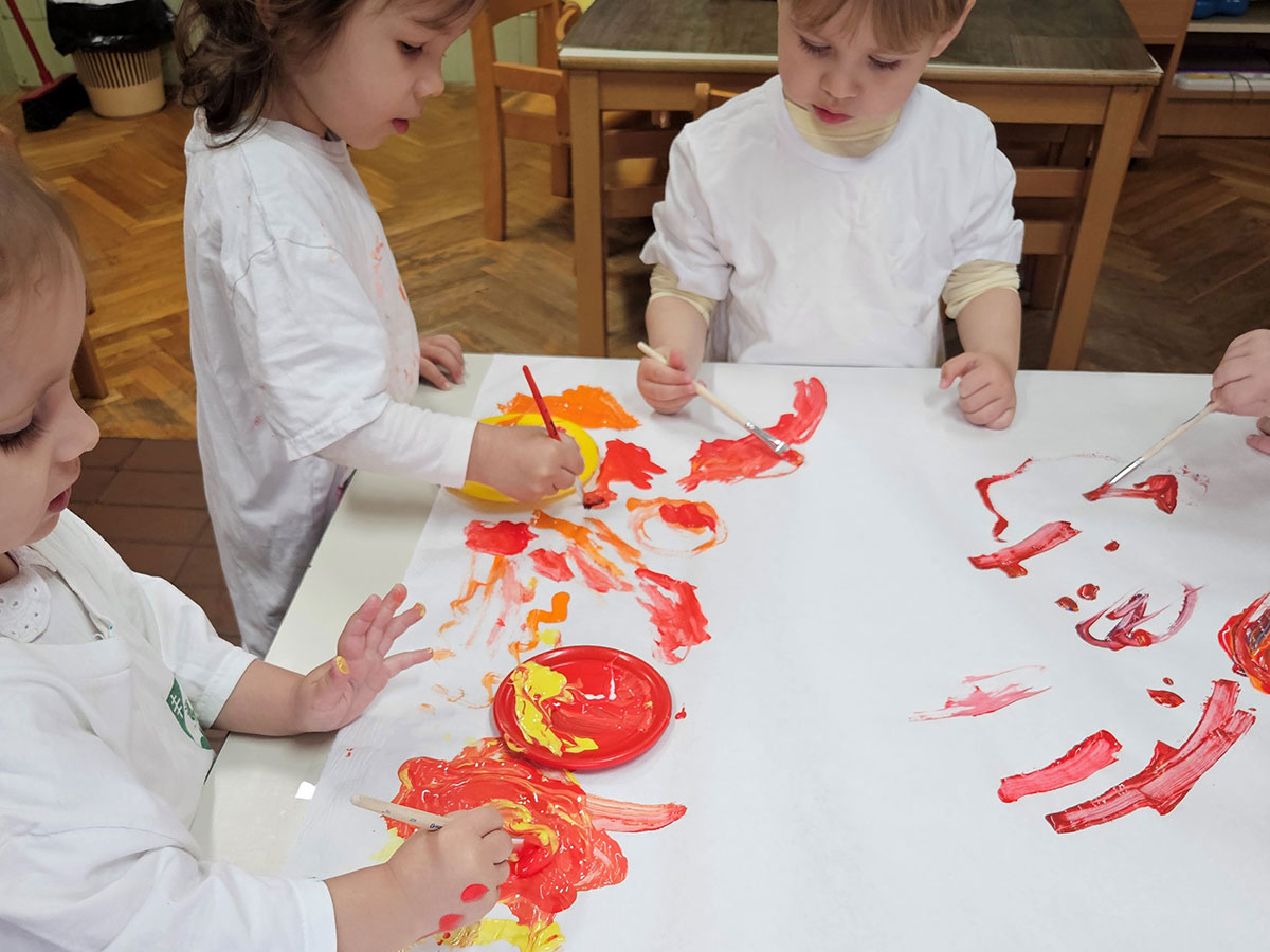 Akcijsko slikarstvo u dječjem likovnom izrazu