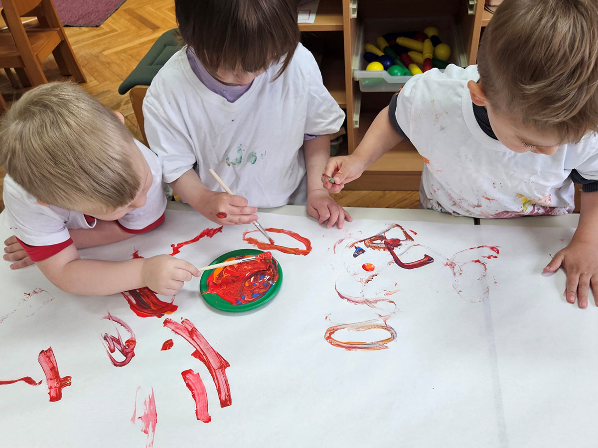 Akcijsko slikarstvo u dječjem likovnom izrazu