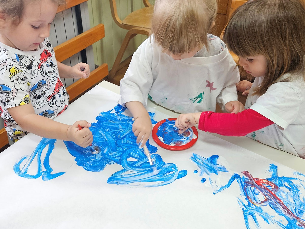 Akcijsko slikarstvo u dječjem likovnom izrazu