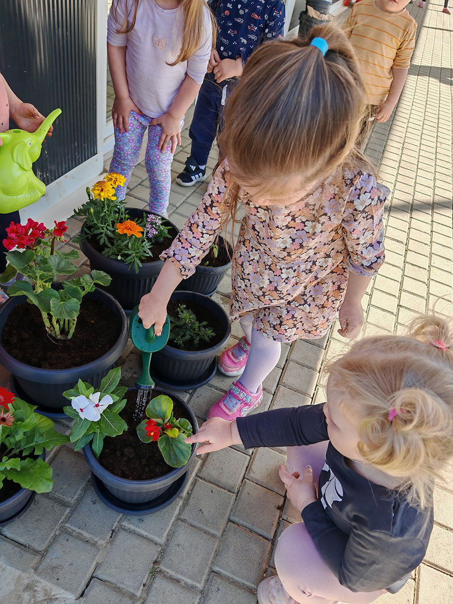Sadnja cvijeća u „Slonićima“