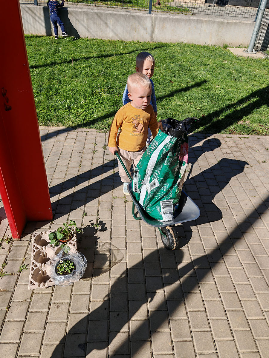 Sadnja cvijeća u „Slonićima“