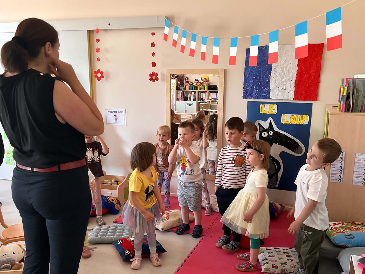Jezična radionica na francuskom jeziku u skupini Ptičice 