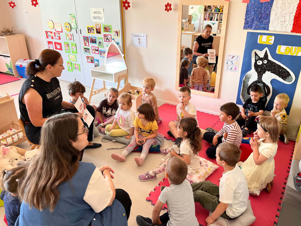 Jezična radionica na francuskom jeziku u skupini Ptičice 